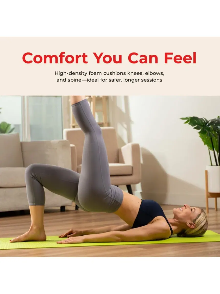 Прочный, износостойкий коврик для йоги, серый Sunny Health & Fitness — изображение 5 из 7
