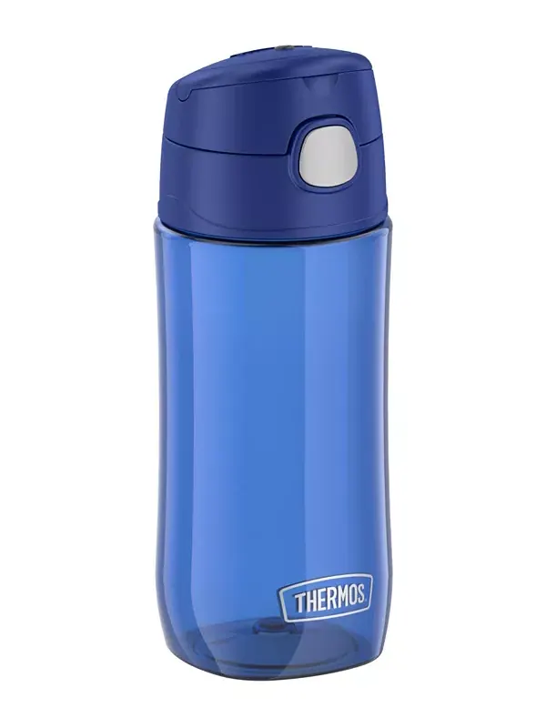 Бутылка для воды Funtainer объемом 16 унций с крышкой-носиком Thermos — изображение 2 из 4, голубика