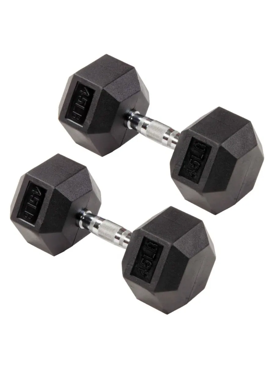 Набор шестигранных гантелей для силовых тренировок, 20 кг (20 кг) Signature Fitness — мульти