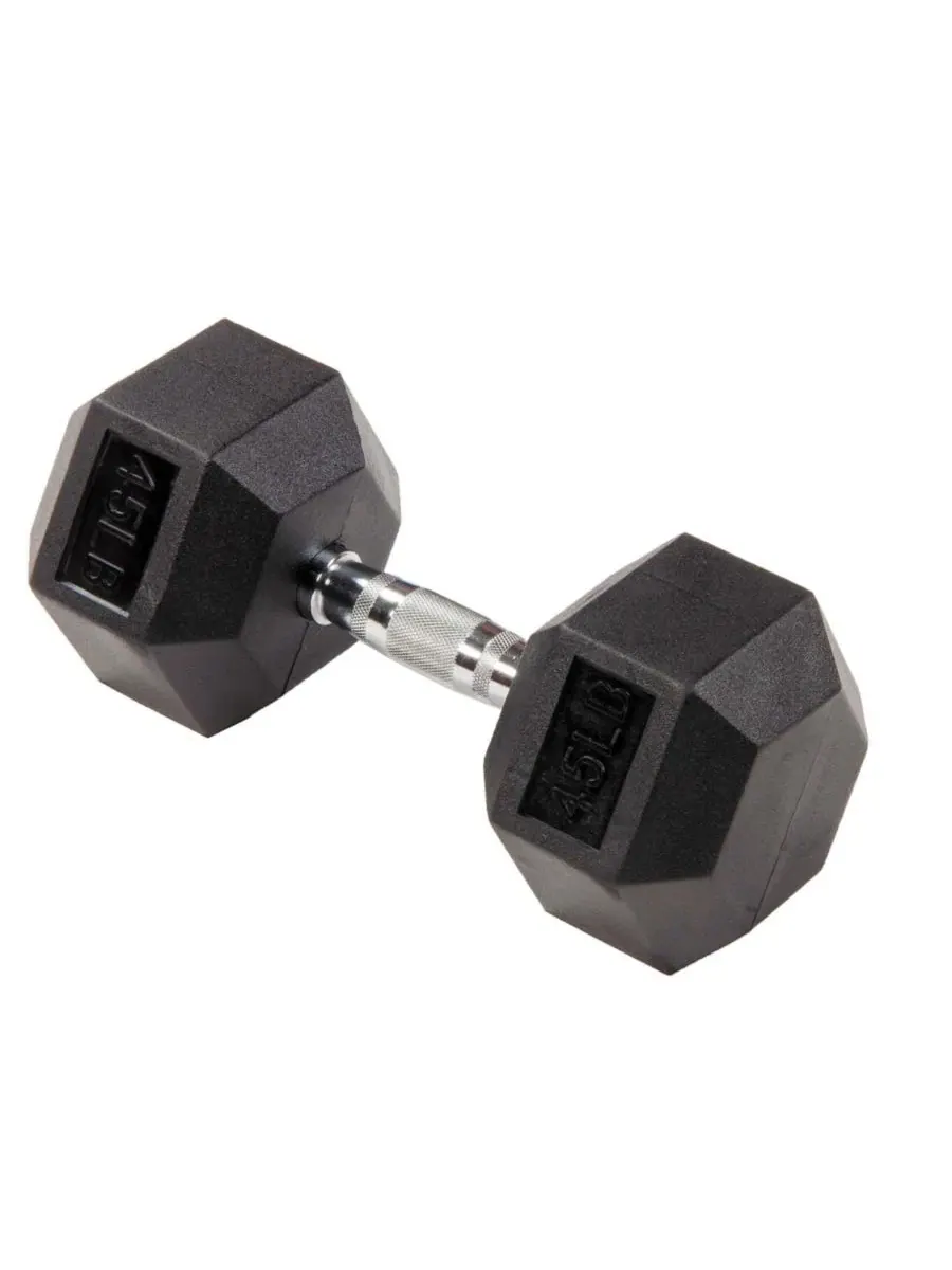 Набор шестигранных гантелей для силовых тренировок, 20 кг (20 кг) Signature Fitness — изображение 6 из 6, нет цвета