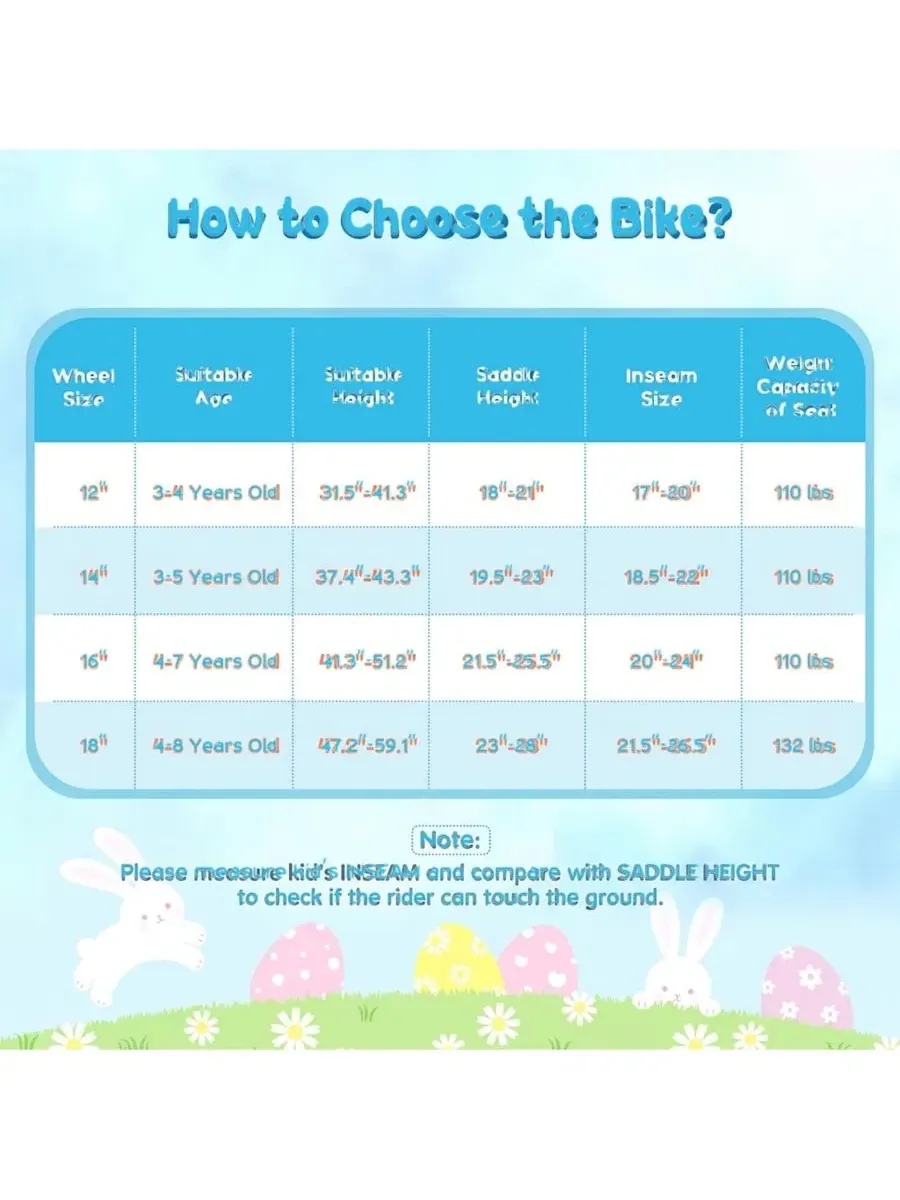 Велосипед детский 18 дюймов с тренировочными колесами, с корзинкой HONGGE — изображение 3 из 9, синий