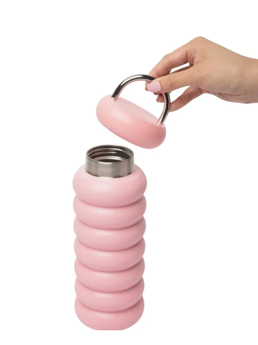 Бутылка для воды Wavy Bottle Bala — изображение 5 из 5, пудровый розовый