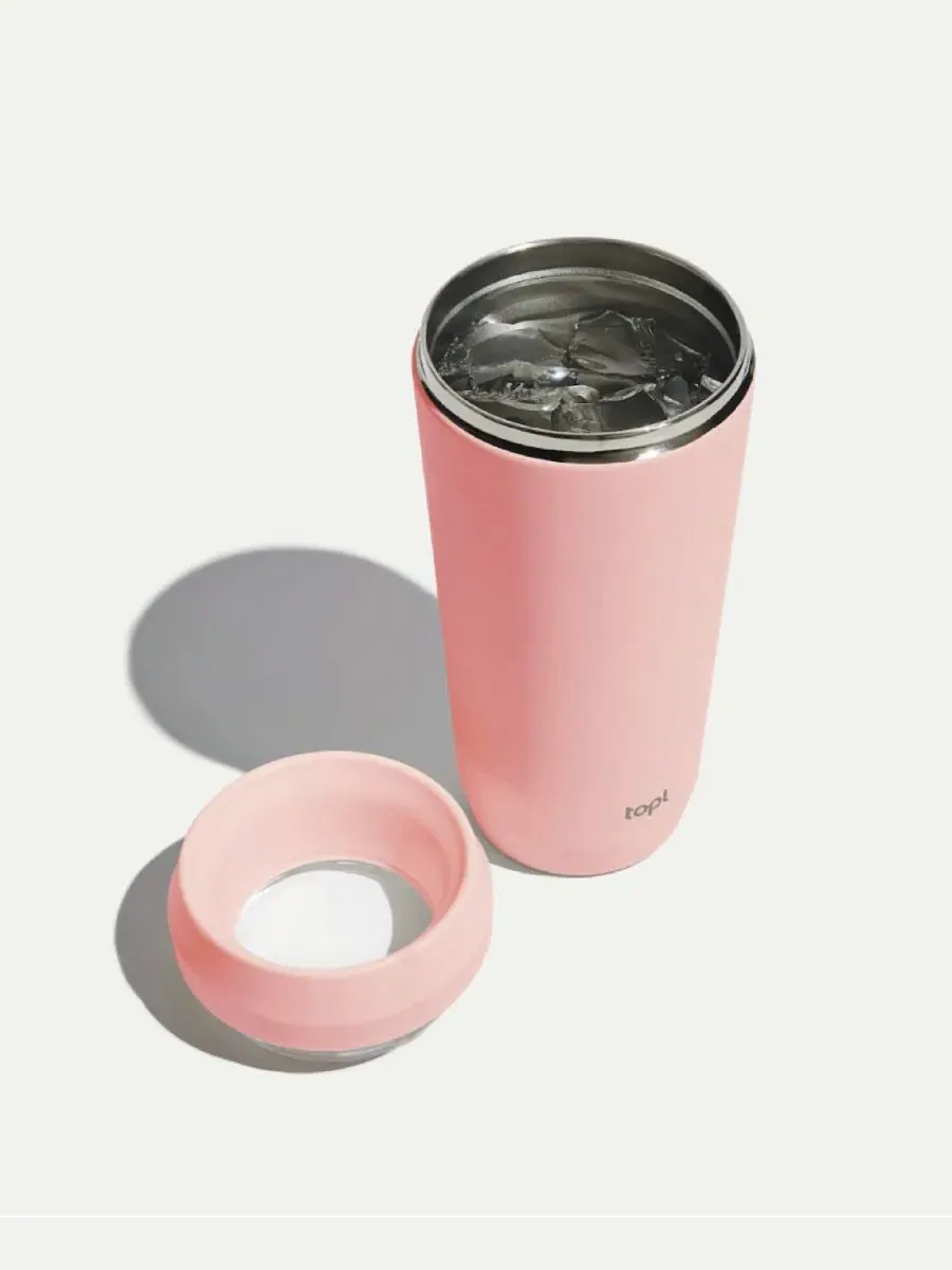 Термокружка дорожная 590 мл с крышкой 360° Topl To Go Travel Tumbler topl drinkware — изображение 2 из 5, розовый