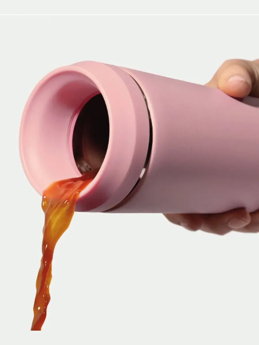 Термокружка дорожная 590 мл с крышкой 360° Topl To Go Travel Tumbler topl drinkware — изображение 3 из 5, розовый