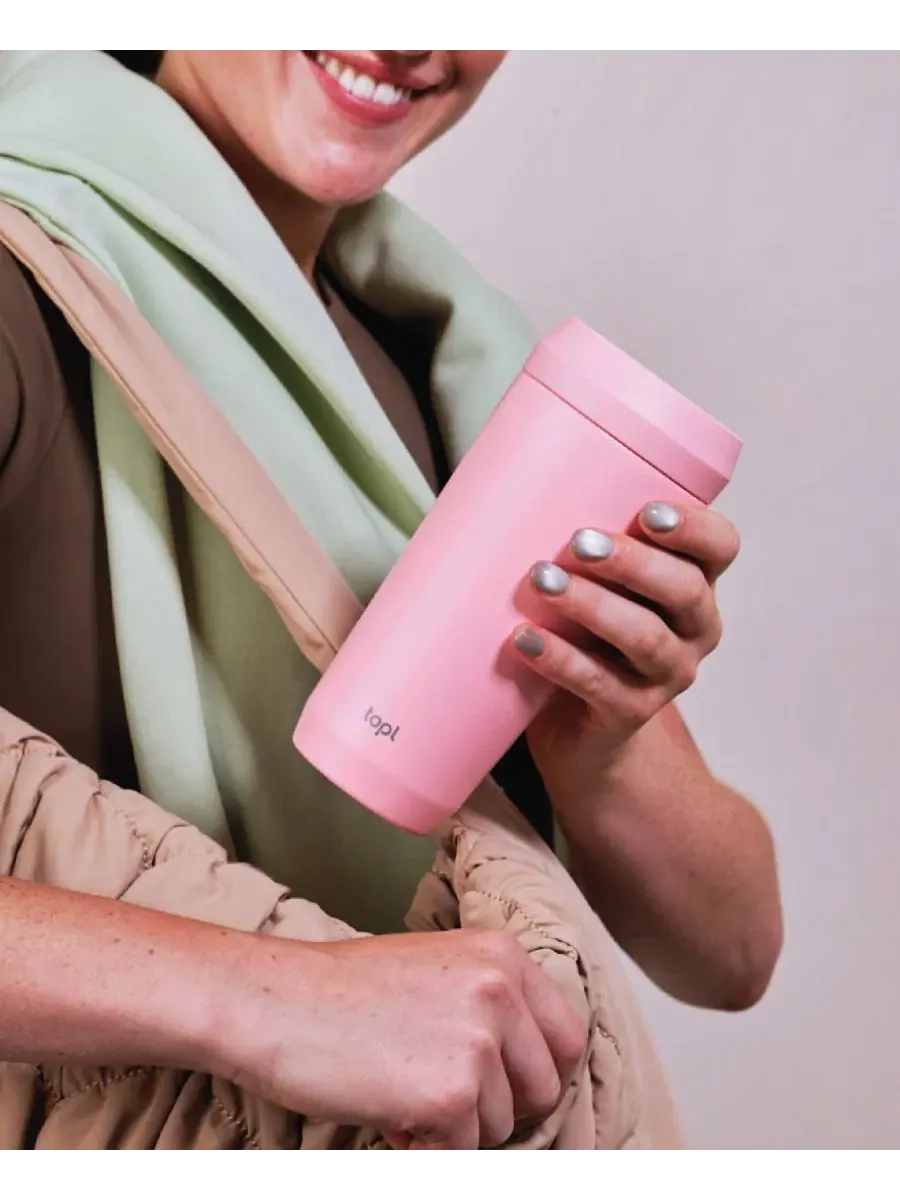 Термокружка дорожная 590 мл с крышкой 360° Topl To Go Travel Tumbler topl drinkware — изображение 4 из 5, розовый