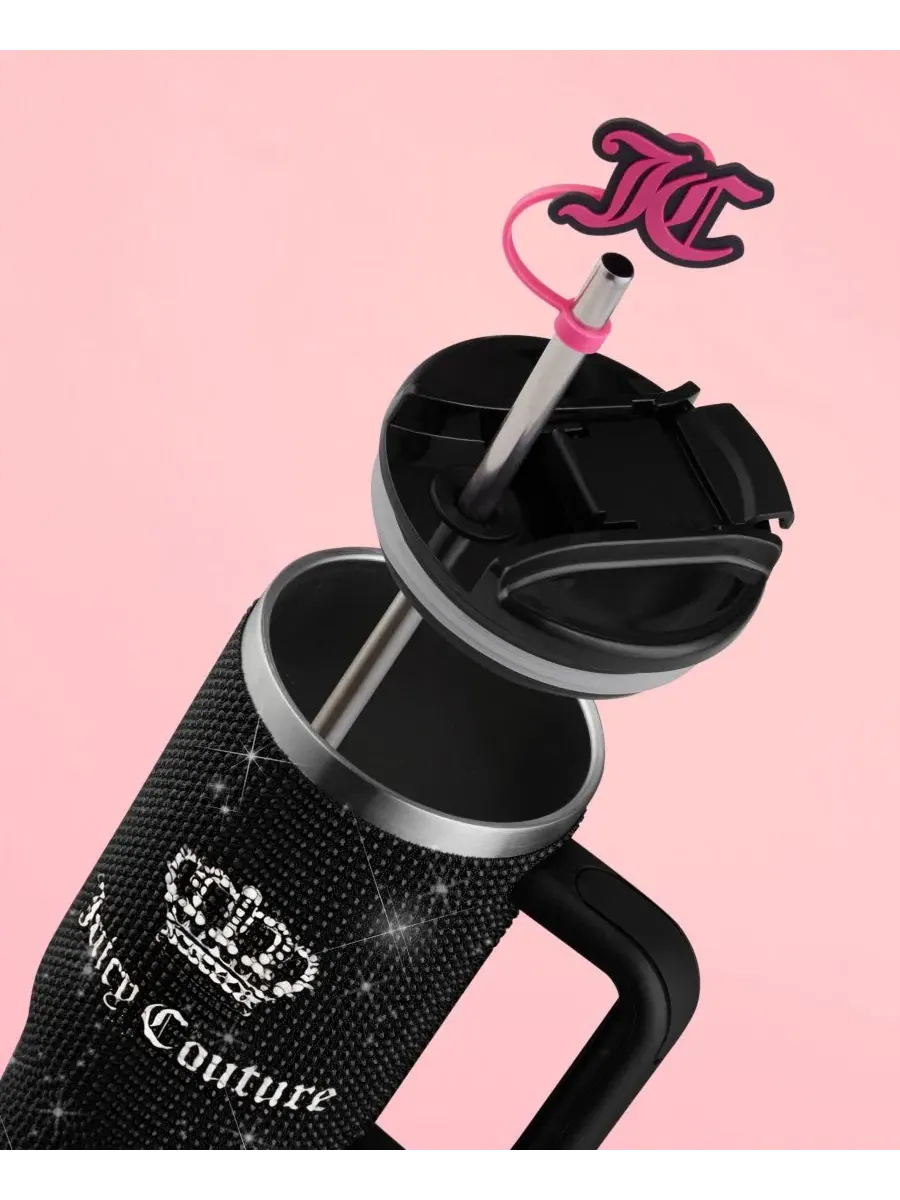 Термокружка Diamond Bling 0,9 л Juicy Couture — изображение 4 из 8, черный