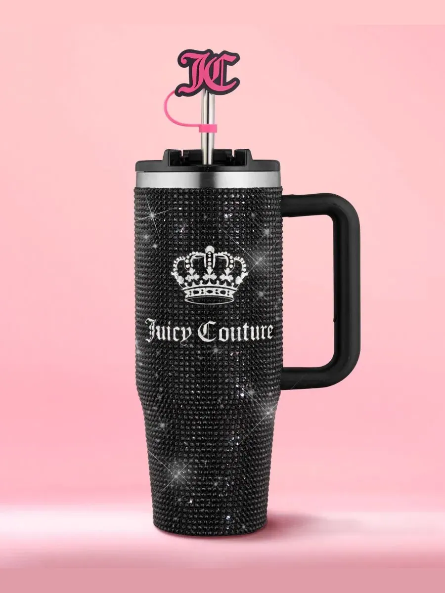 Термокружка Diamond Bling 0,9 л Juicy Couture — изображение 8 из 8, черный
