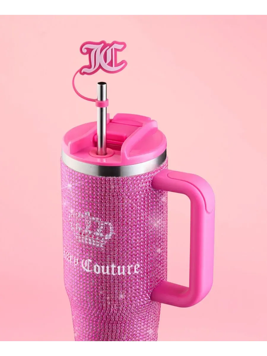 Термокружка Diamond Bling 0,9 л Juicy Couture — изображение 3 из 8, розовый