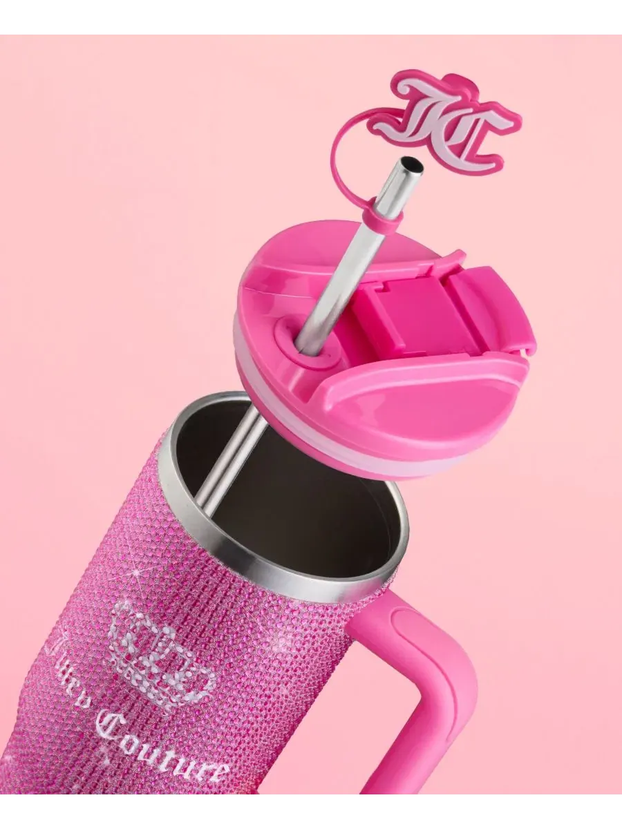 Термокружка Diamond Bling 0,9 л Juicy Couture — изображение 4 из 8, розовый