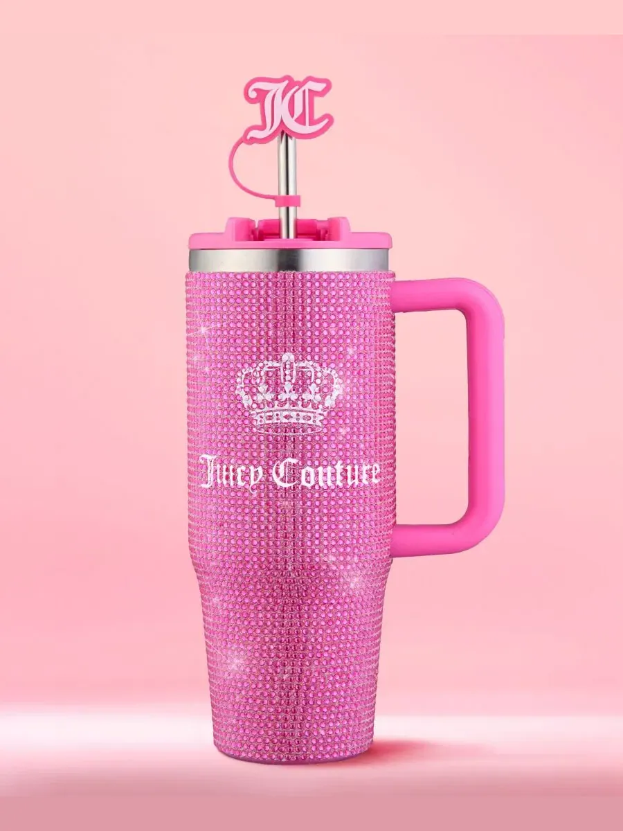 Термокружка Diamond Bling 0,9 л Juicy Couture — изображение 8 из 8, розовый