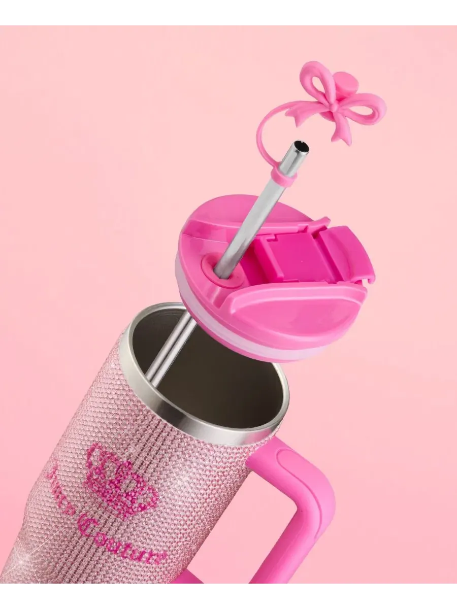 Термокружка Diamond Bling 0,9 л Juicy Couture — изображение 4 из 7, розовый