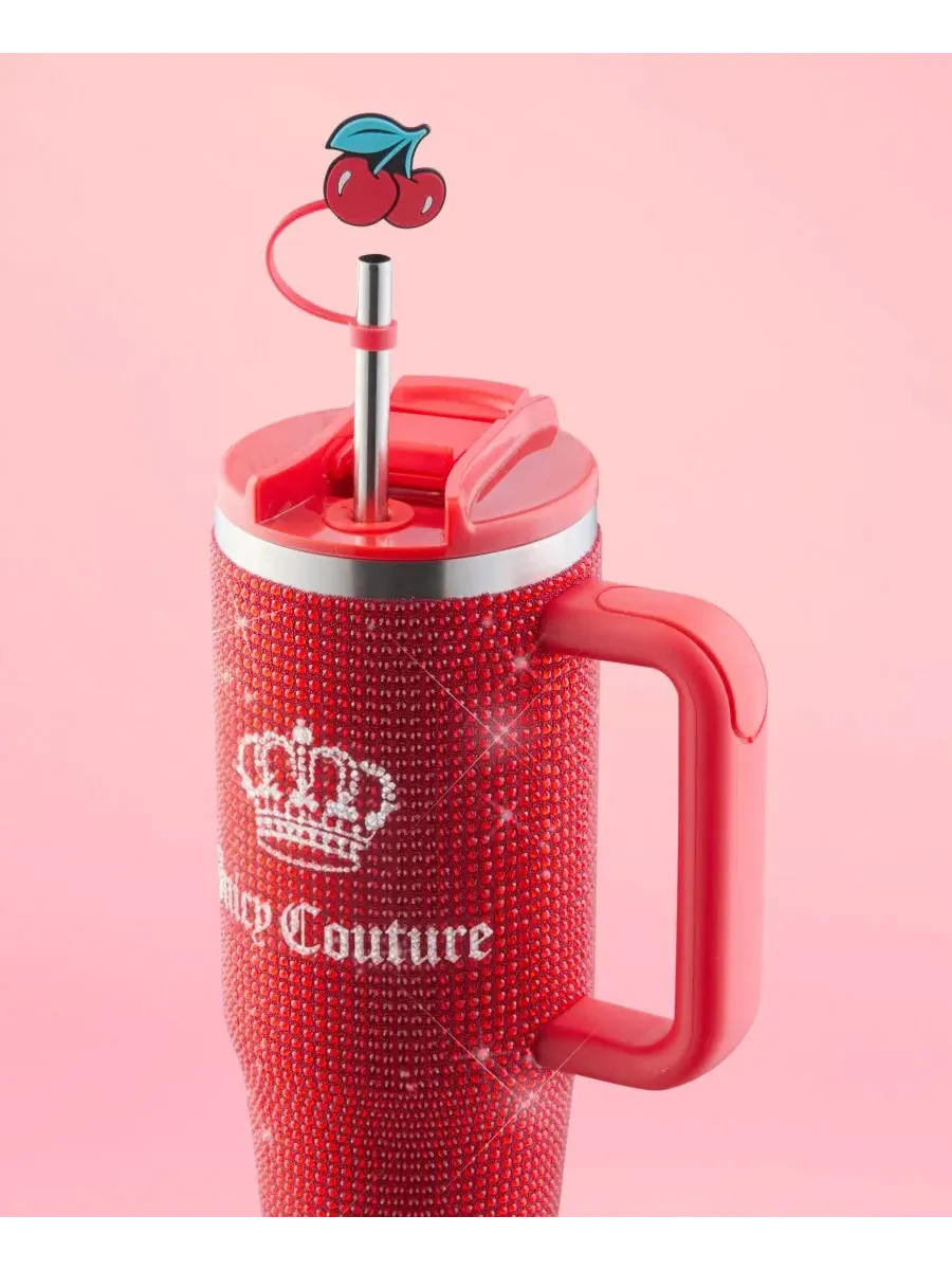 Термокружка Diamond Bling 0,89 л Juicy Couture — изображение 3 из 8, красный