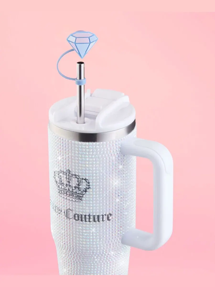 Термокружка Diamond Bling 0,9 л Juicy Couture — изображение 3 из 8, белый
