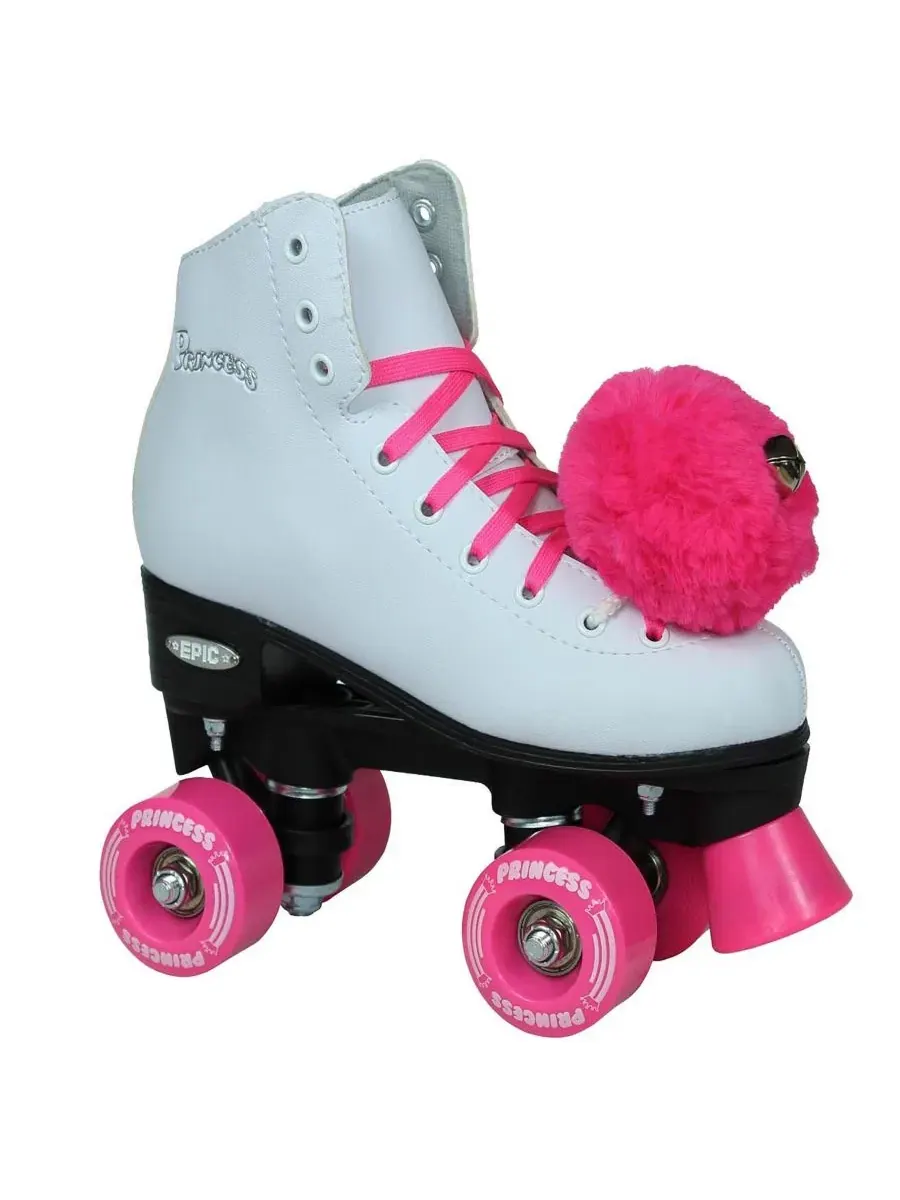 Роликовые коньки Epic Pink Princess Quad Epic Skates — белый
