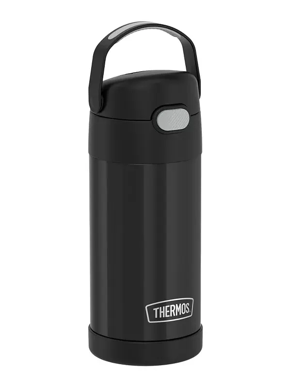 Бутылка для воды Funtainer объемом 12 унций Thermos — изображение 2 из 4, черный