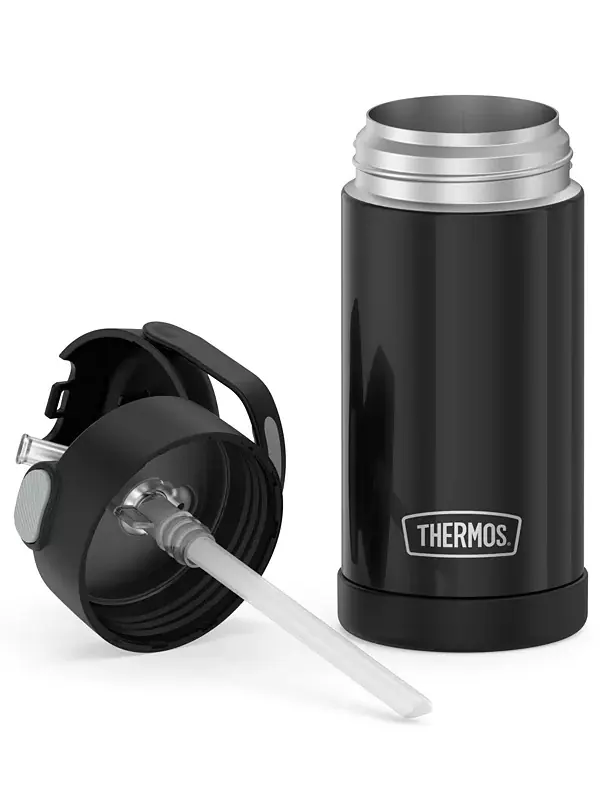 Бутылка для воды Funtainer объемом 12 унций Thermos — изображение 4 из 4, черный