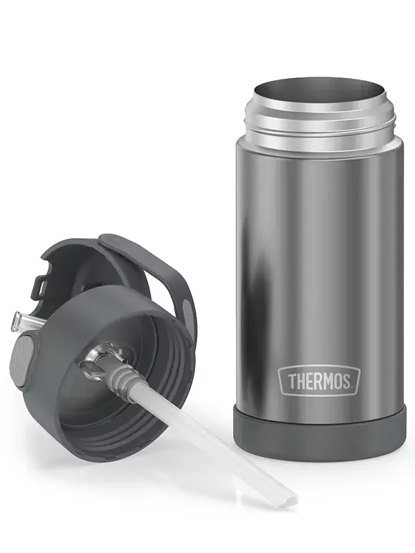 Бутылка для воды Funtainer объемом 12 унций Thermos — изображение 4 из 4, серый