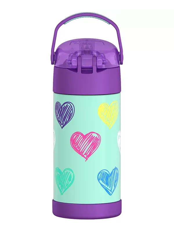 Бутылка для воды Funtainer объемом 12 унций Thermos, hearts — изображение 2 из 4