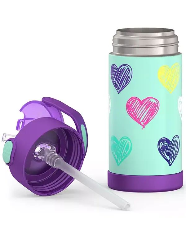 Бутылка для воды Funtainer объемом 12 унций Thermos, hearts — изображение 4 из 4