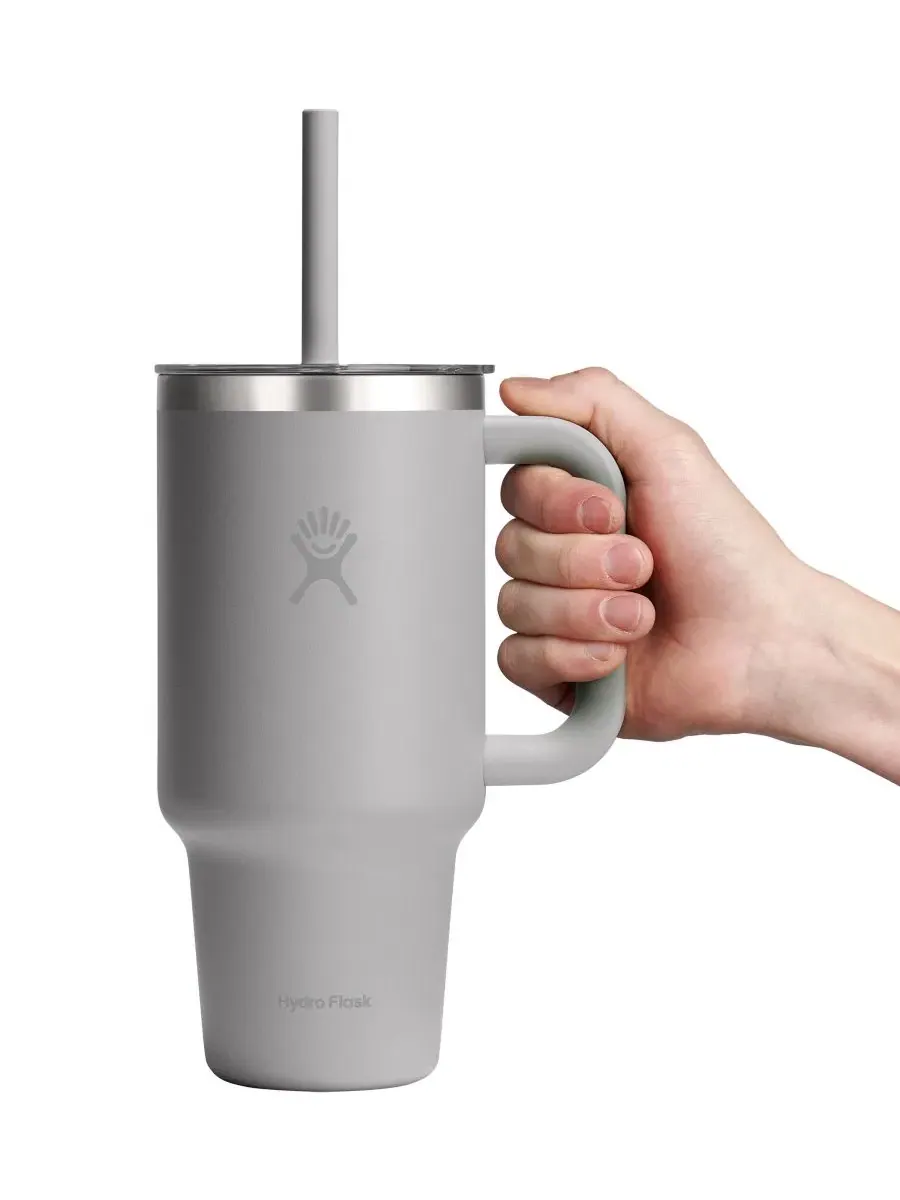 Термокружка дорожная 0,95 л с трубочкой Hydro Flask — изображение 3 из 3, березовый