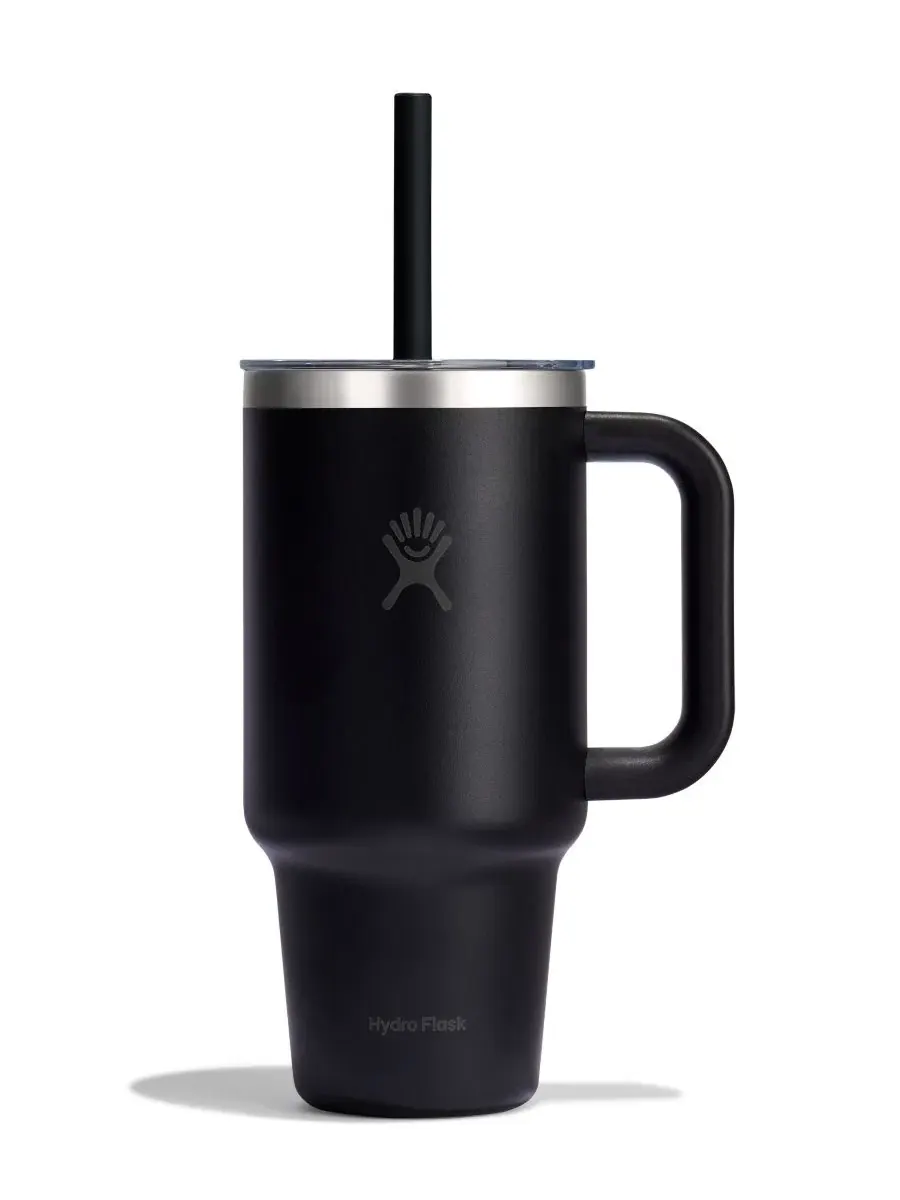 Термокружка Hydro Flask 32 унции, с ручкой — черный