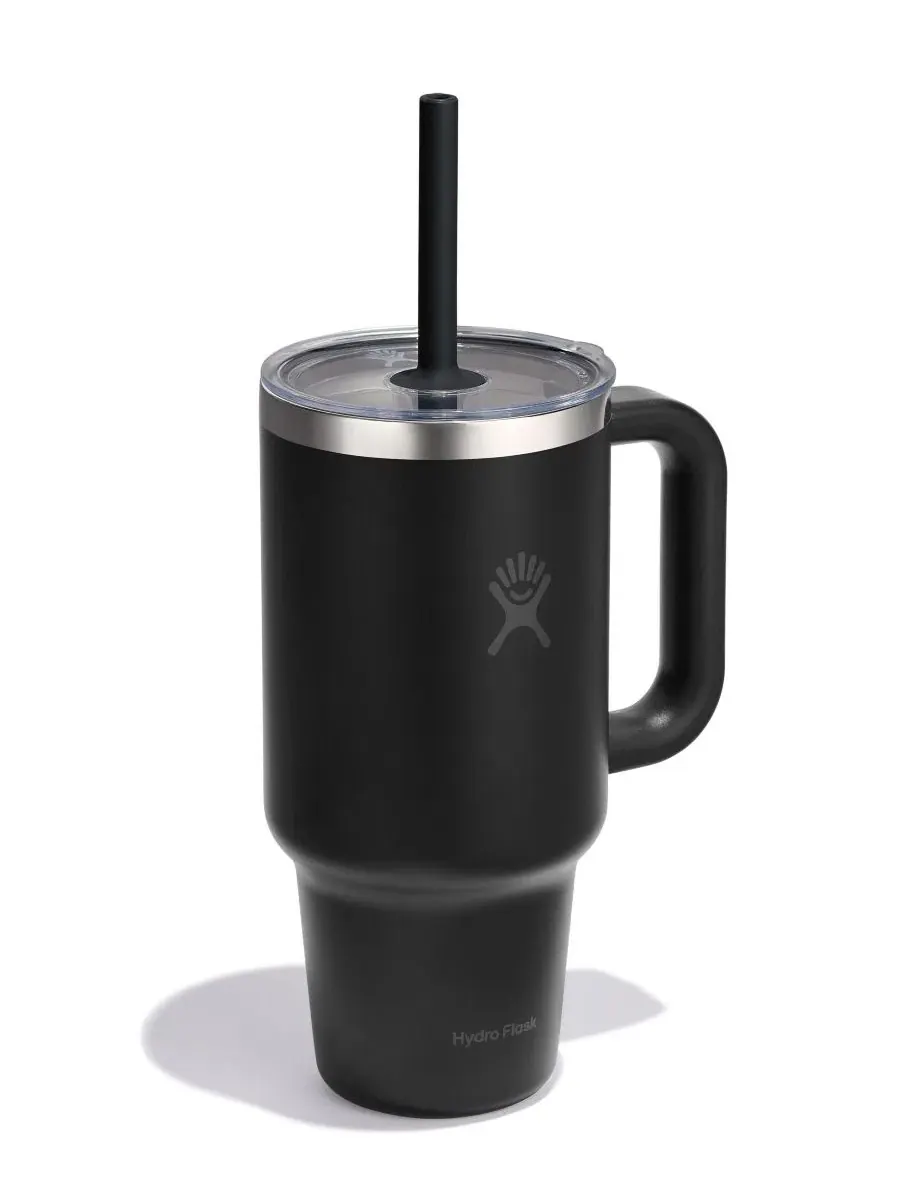 Термокружка Hydro Flask 32 унции, с ручкой — изображение 2 из 3, черный