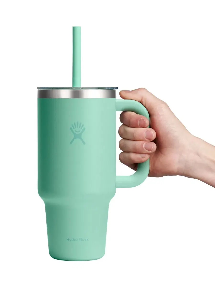 Термокружка дорожная 0,95 л с трубочкой Hydro Flask — изображение 3 из 3, зеленый