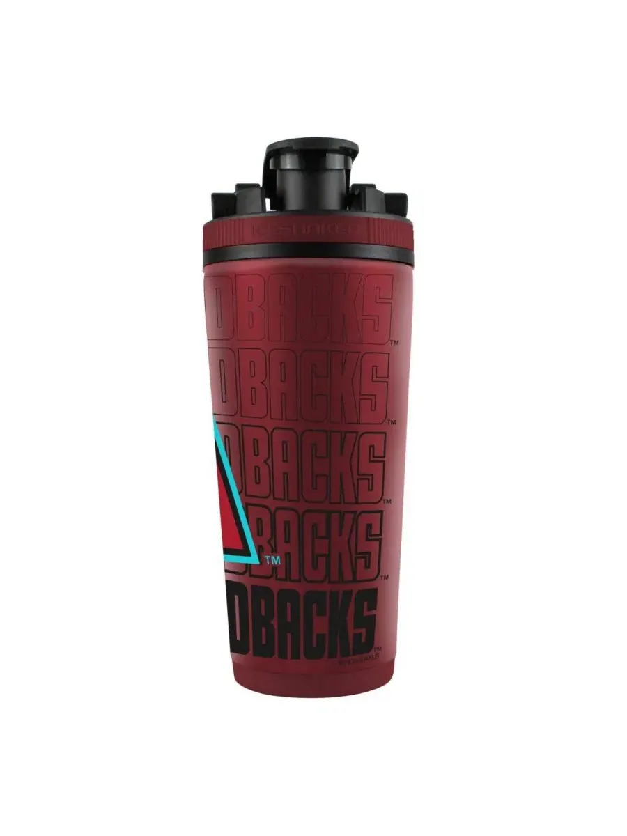 Бутылка WinCraft Arizona Diamondbacks из нержавеющей стали 4D, 737 г Ice Shaker — изображение 2 из 2, нет цвета