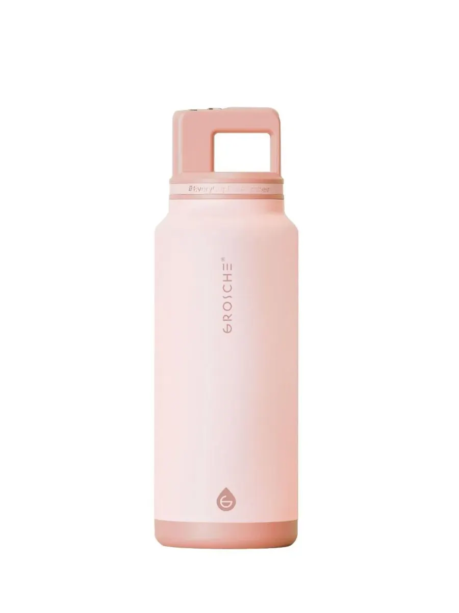 Термос Alpine Flip 'N Sip с трубочкой, герметичный, 1,2 литра (1 л) Grosche