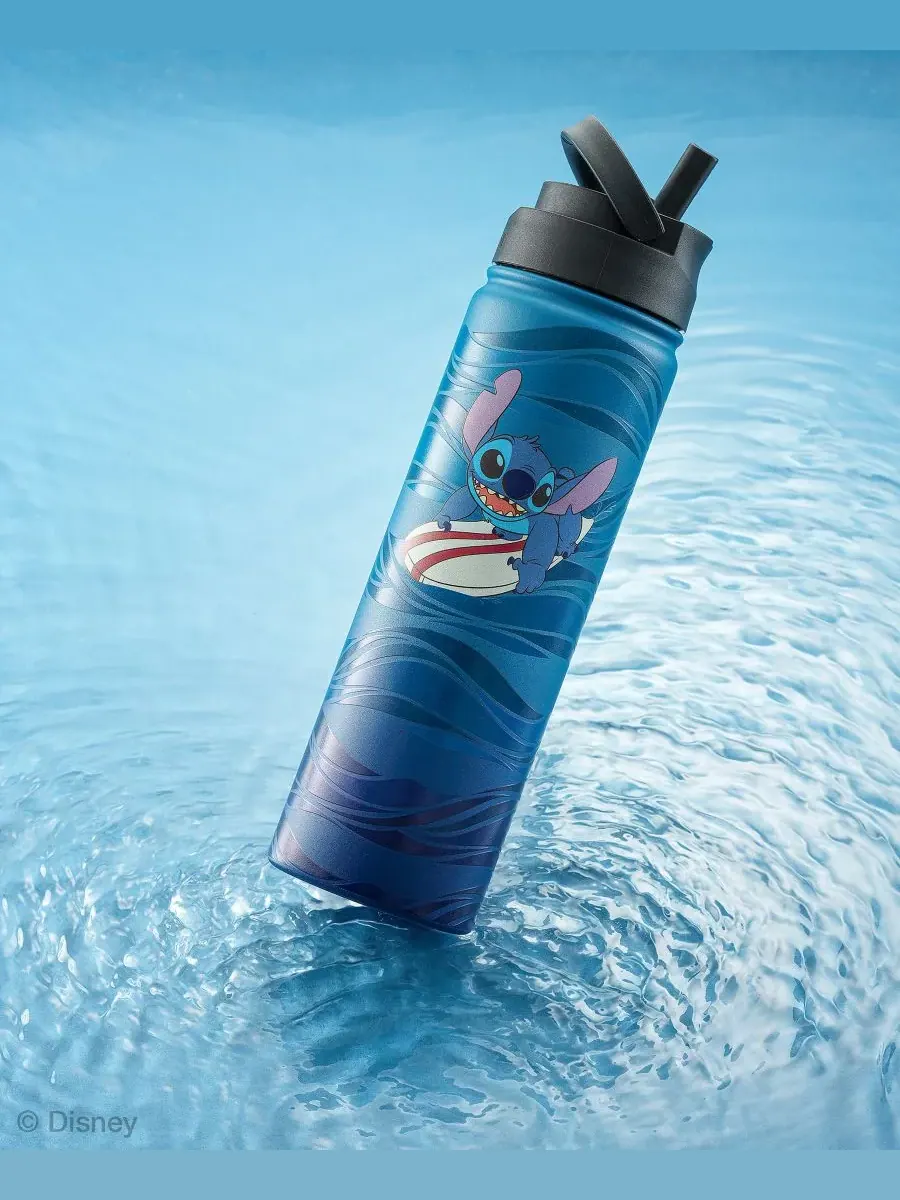 Термос Stitch Surf's Up объемом 0,6 л (около 550 мл) Joyjolt — изображение 5 из 7, синий