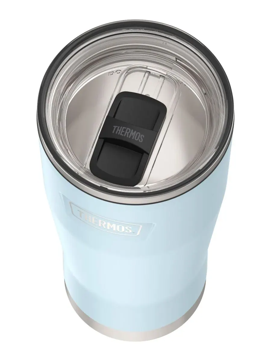 Кружка для холодных напитков Icon Series объемом 0,7 л с фиксатором Thermos — изображение 3 из 5, синий