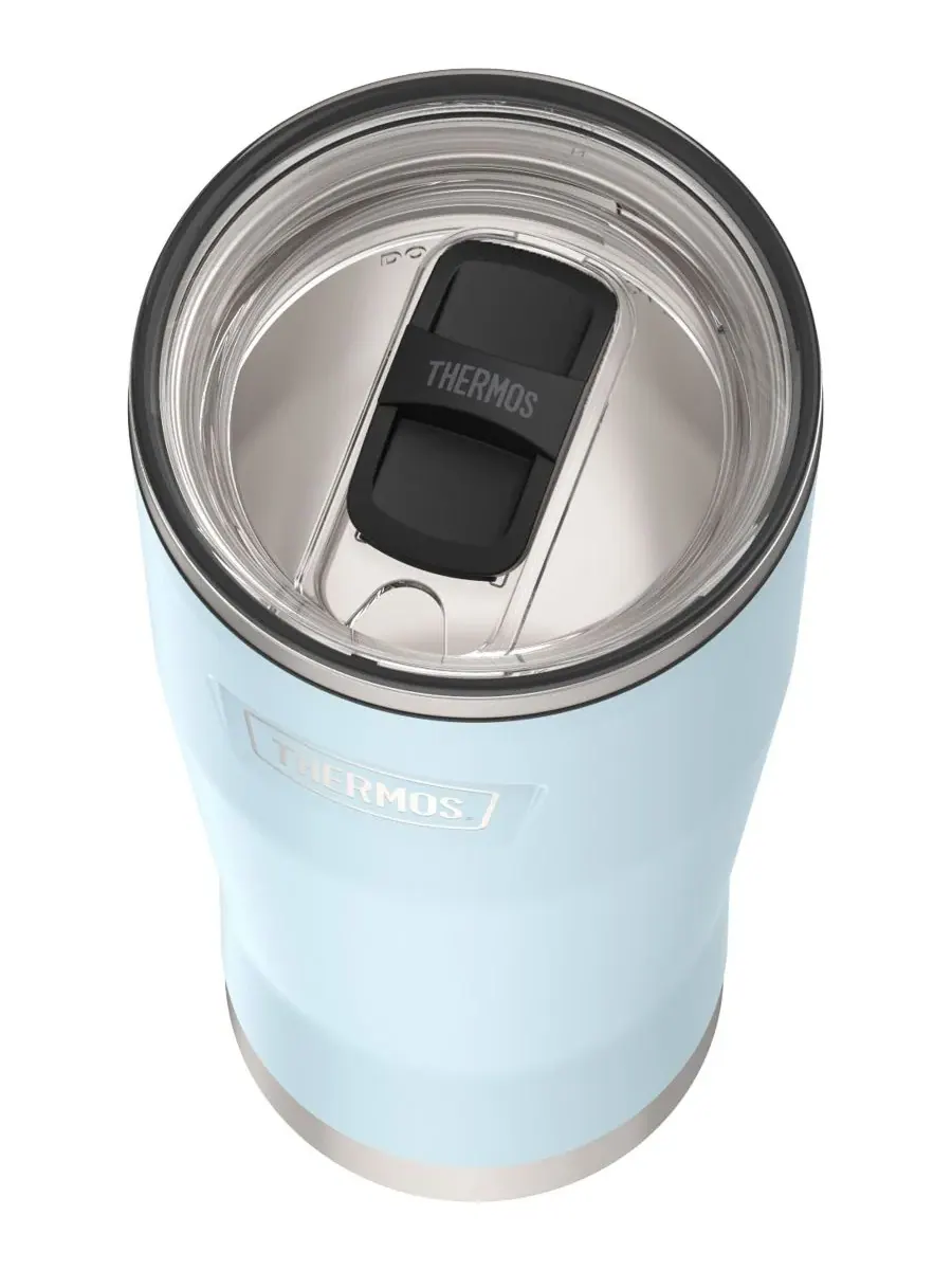 Кружка для холодных напитков Icon Series объемом 0,7 л с фиксатором Thermos — изображение 4 из 5, синий