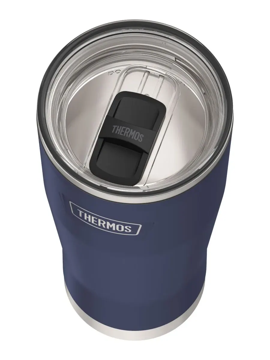 Кружка для холодных напитков Icon Series объемом 0,7 л с фиксатором Thermos — изображение 4 из 5, синий