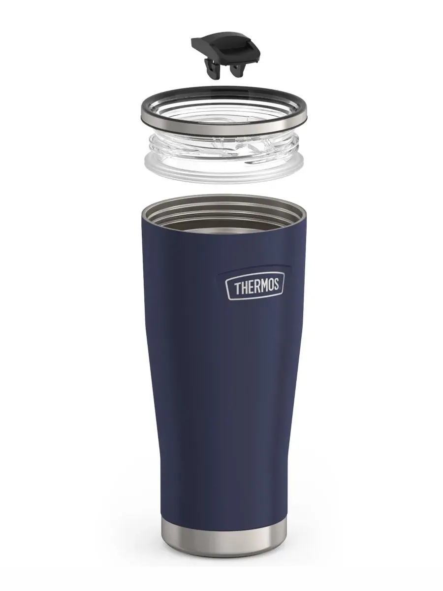 Кружка для холодных напитков Icon Series объемом 0,7 л с фиксатором Thermos — изображение 5 из 5, синий