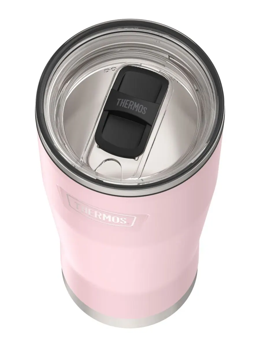 Кружка для холодных напитков Icon Series объемом 0,7 л с фиксатором Thermos — изображение 4 из 5, розовый
