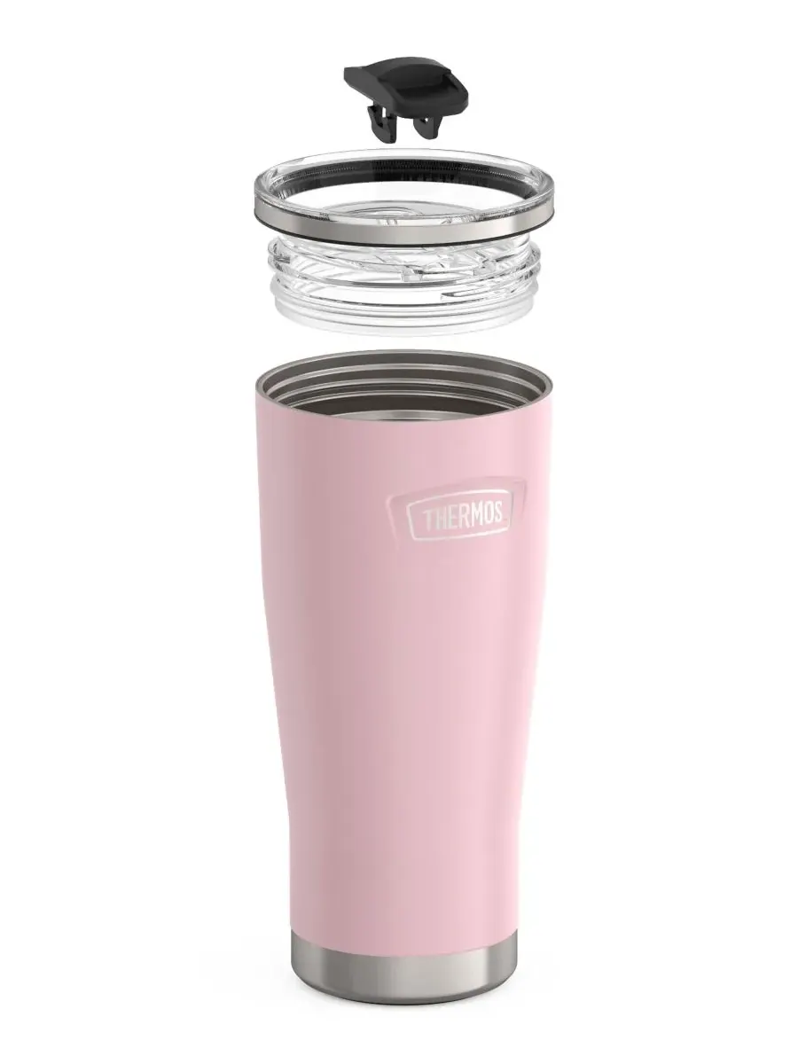 Кружка для холодных напитков Icon Series объемом 0,7 л с фиксатором Thermos — изображение 5 из 5, розовый