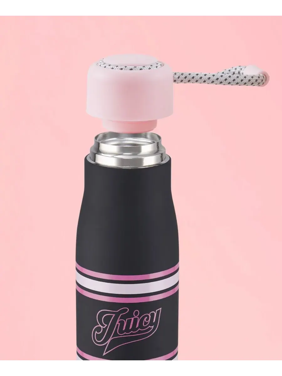 Бутылка для воды Luxe Loop объемом 0,5 л Juicy Couture — изображение 4 из 6, черный