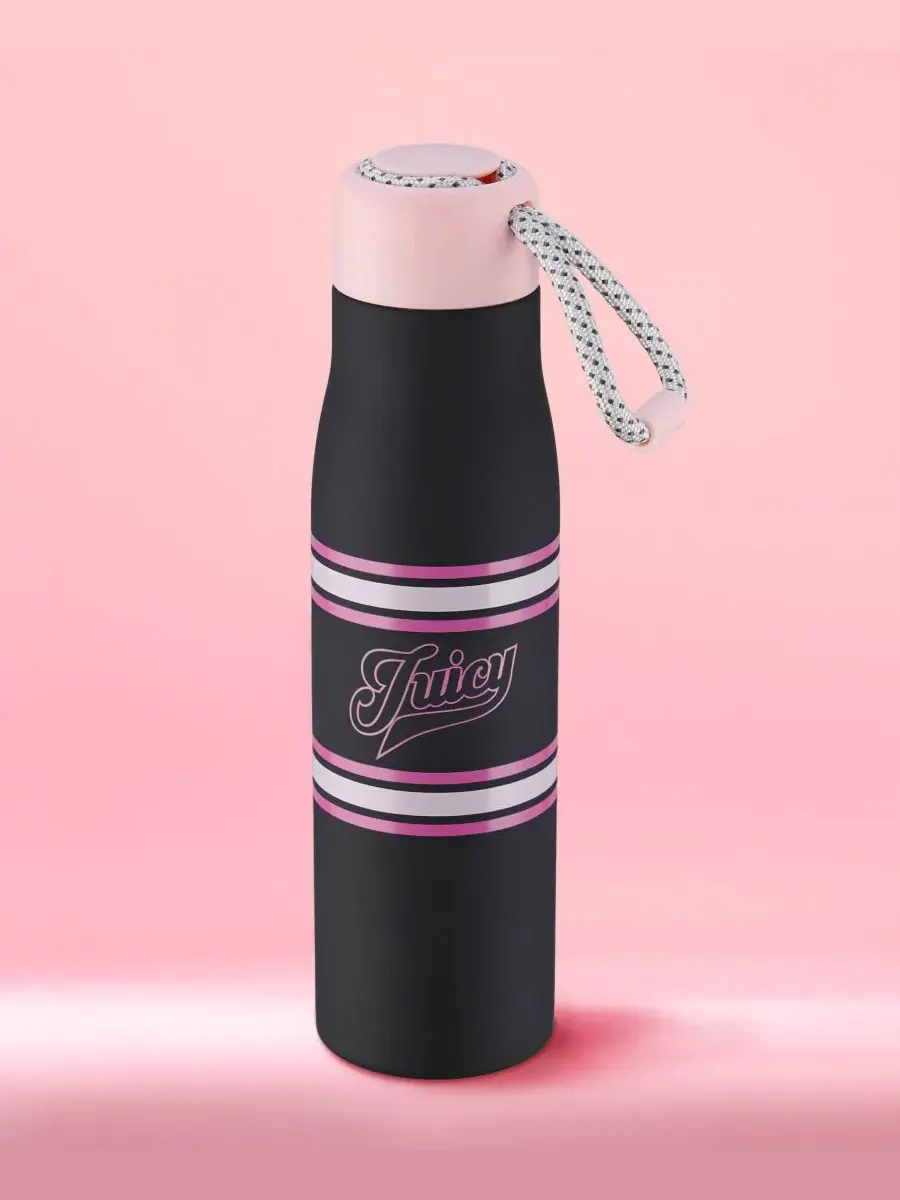 Бутылка для воды Luxe Loop объемом 0,5 л Juicy Couture — изображение 6 из 6, черный