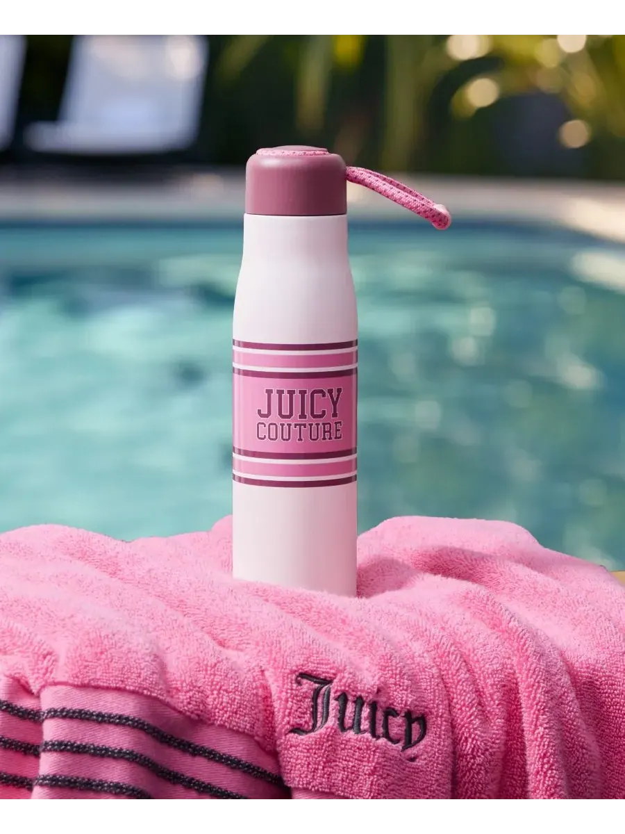 Бутылка для воды Luxe Loop объемом 0,5 л Juicy Couture — изображение 2 из 6, розовый