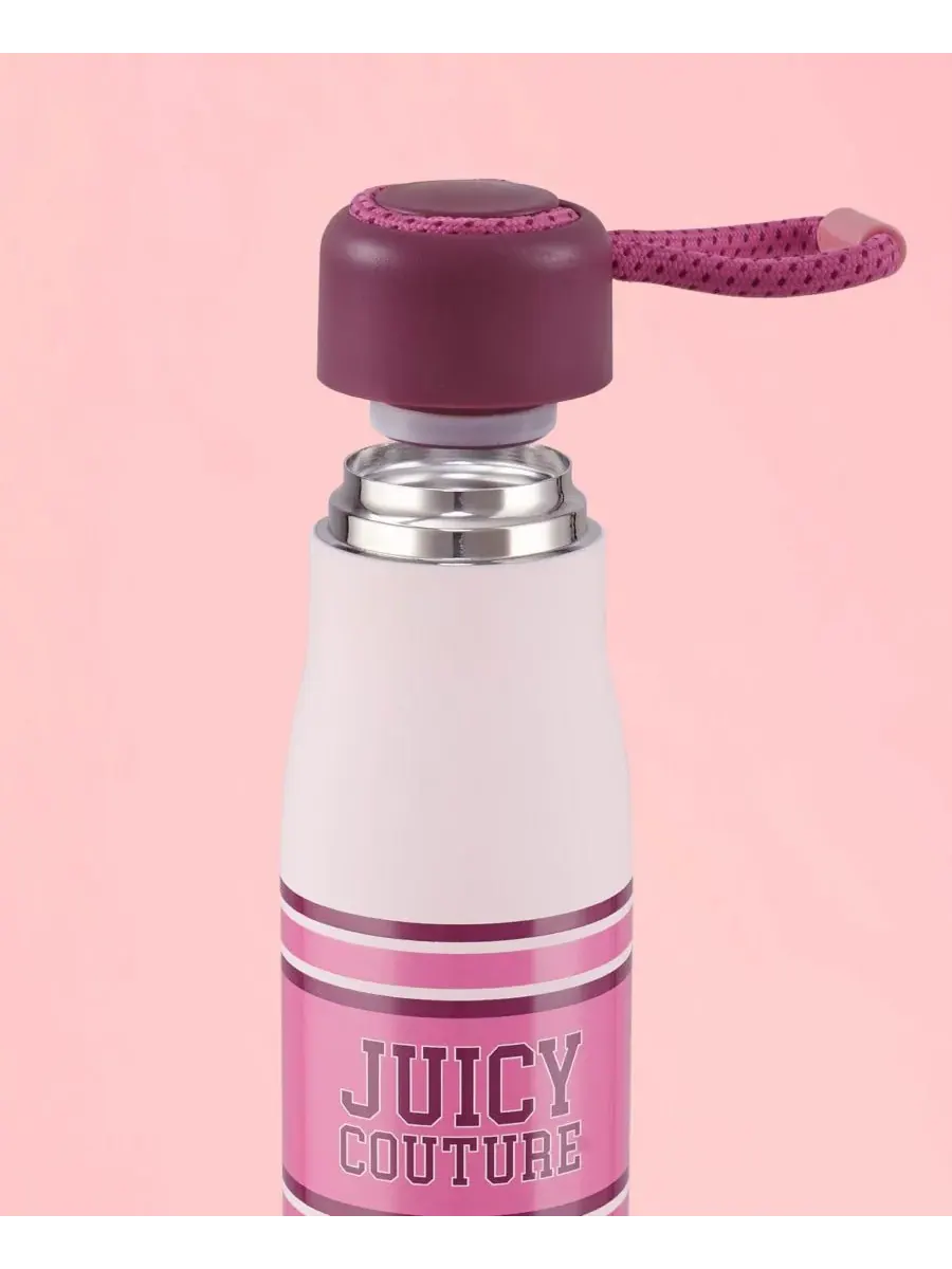 Бутылка для воды Luxe Loop объемом 0,5 л Juicy Couture — изображение 4 из 6, розовый