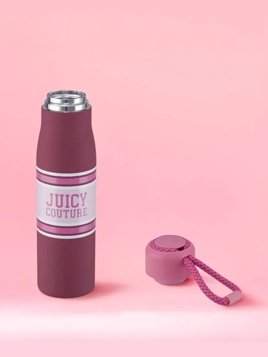 Бутылка для воды Luxe Loop объемом 0,5 л Juicy Couture — изображение 5 из 6, темный фиолетовый