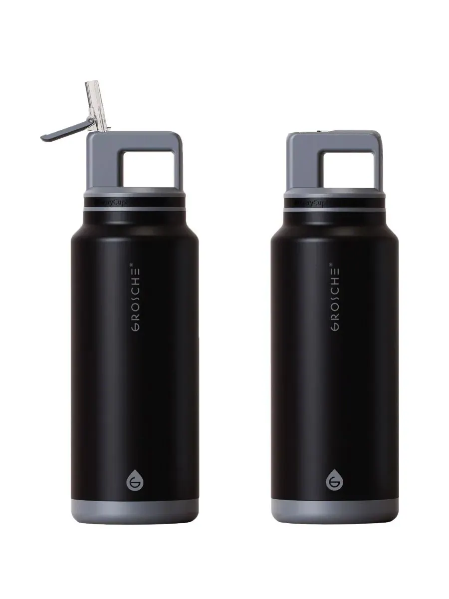 Термос Alpine Flip 'N Sip с трубочкой, 1 л (2 шт.) Grosche