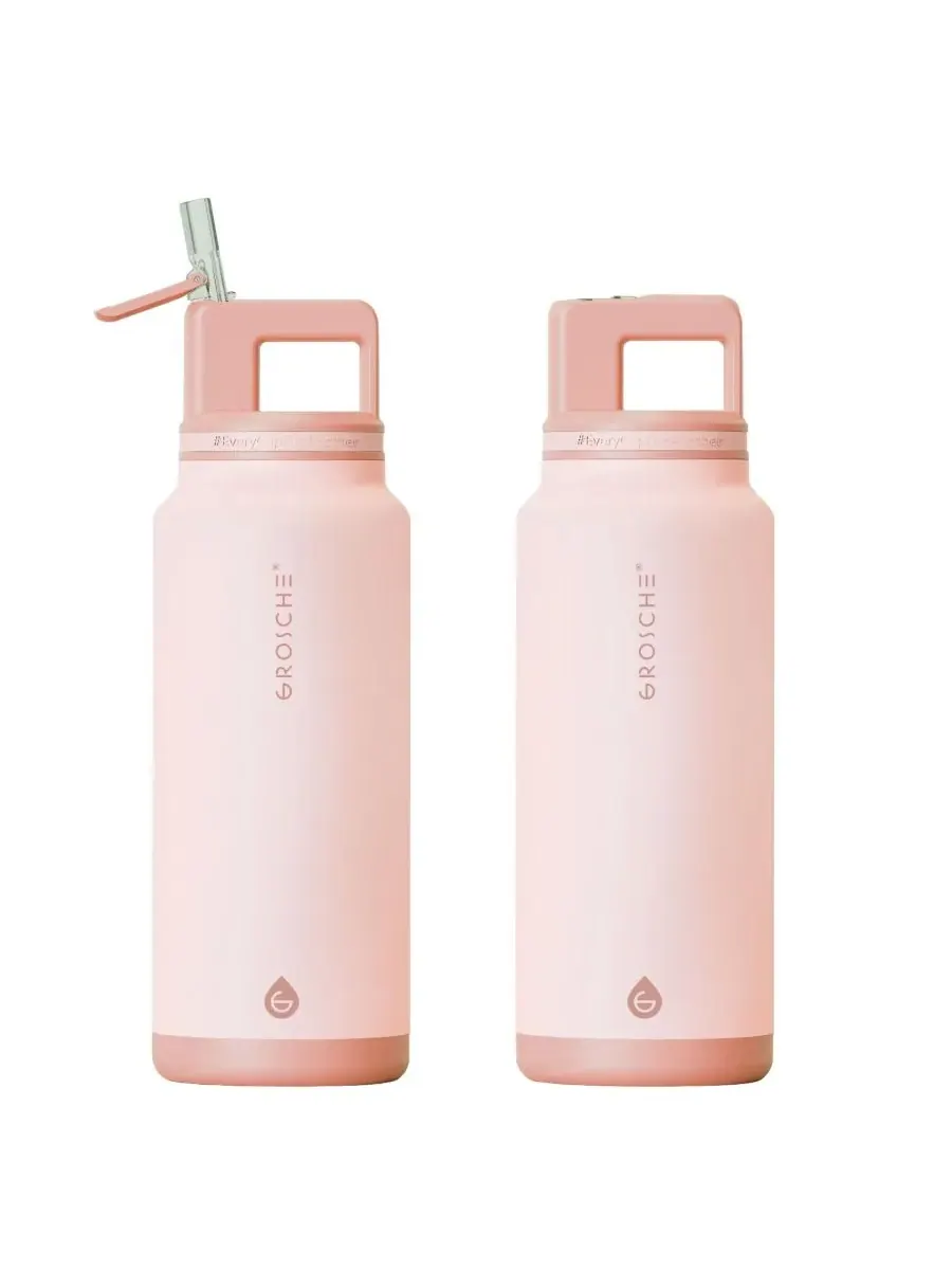 Термос Alpine Flip 'N Sip с трубочкой, 1 л (2 шт.) Grosche