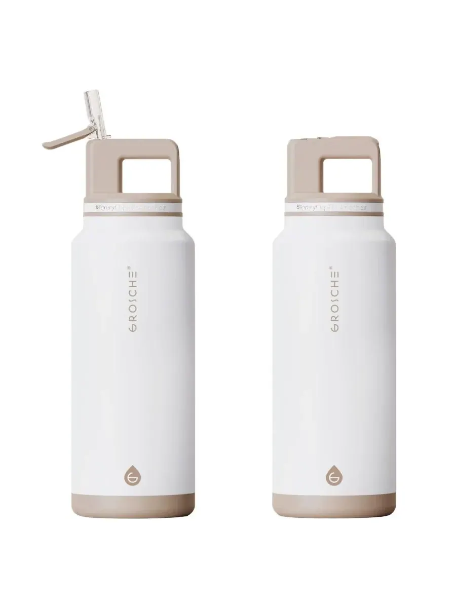 Термос Alpine Flip 'N Sip с трубочкой, 1 л (2 шт.) Grosche