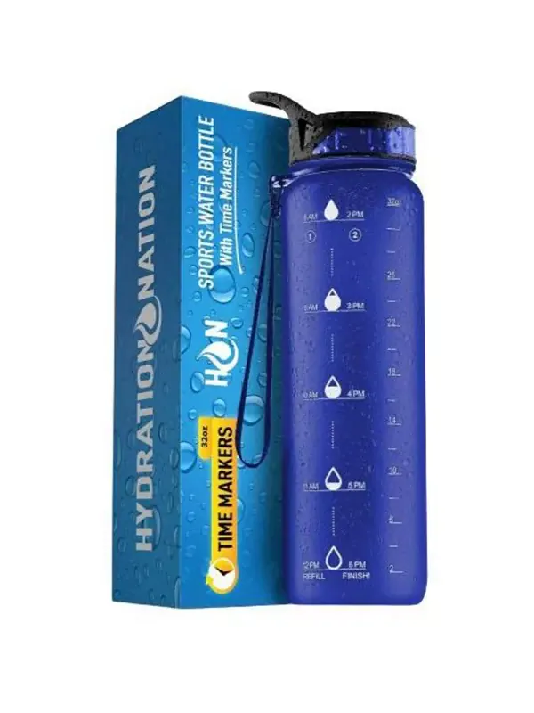 Бутылка для воды Hydration Nation с отметкой времени, 32 унции Zulay Kitchen
