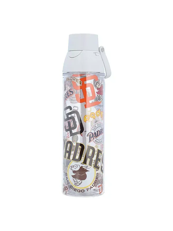 Бутылка для воды San Diego Padres Allover Venture Lite объемом 24 унции Tervis Tumbler