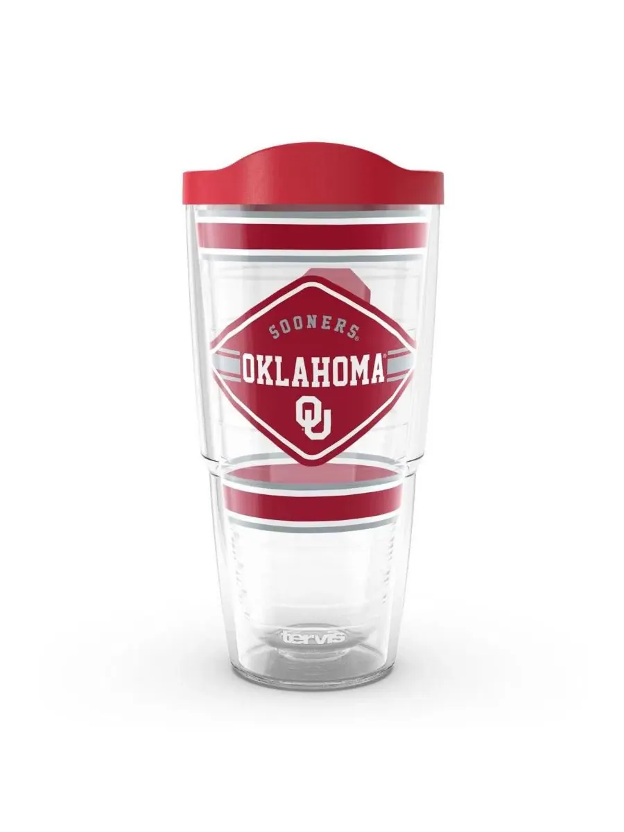 Термокружка First String Classic, 0,71 л, с принтом Oklahoma Sooners Tervis Tumbler