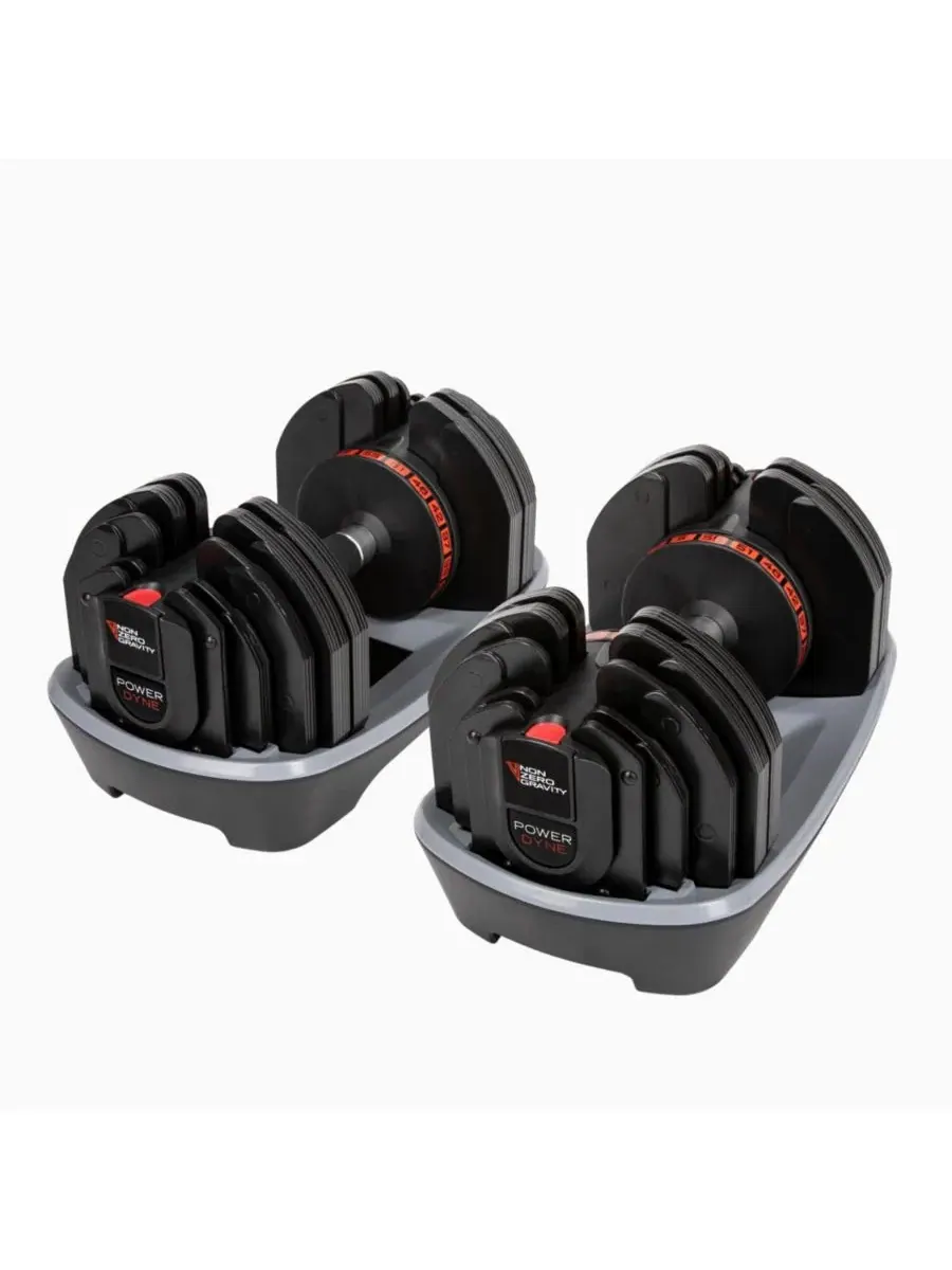 Регулируемые гантели PowerDyne (угольные, 25 кг (комплект из 2 шт.)) Nonzero Gravity