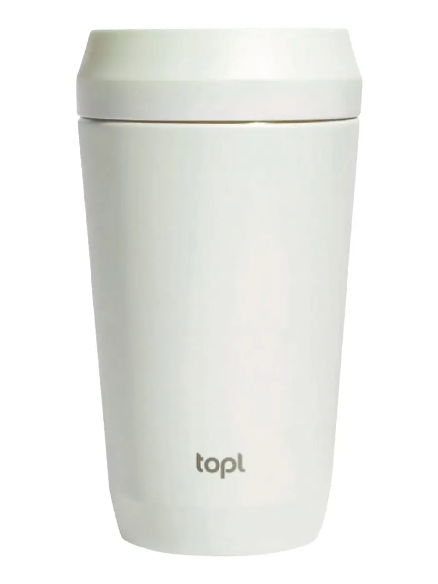 Термокружка дорожная 350 мл с крышкой Topl To Go Travel Tumbler — серебристый