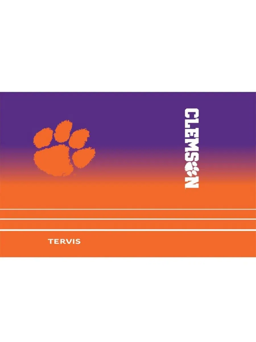 Термокружка из нержавеющей стали 30 унций с принтом Clemson Tigers Tervis — изображение 2 из 2, нет цвета